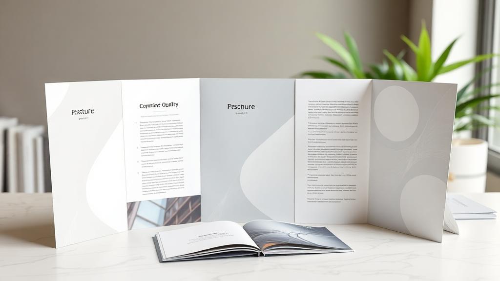 Broschyrer & folders: Från idé till färdig produkt