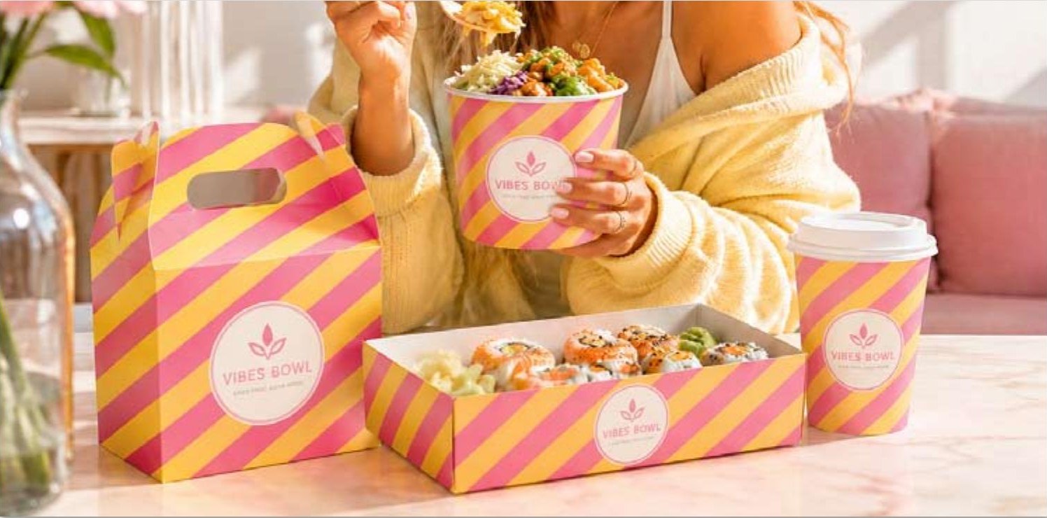 Miniburgare, happy meal, sharing- & foodbox med tryck och logga – happy meal box med tryck