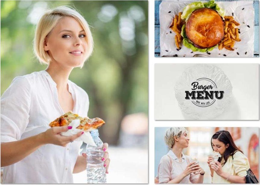 Wrappapper med tryck med tryck och logga – hamburgerpapper